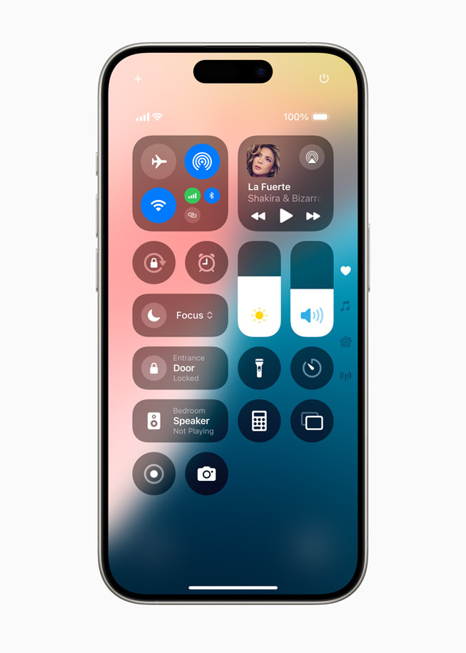 Control Center has been redesigned to provide easier access to many of the things users do every day, and it gets new levels of customization and flexibility with the ability to add and organize controls.